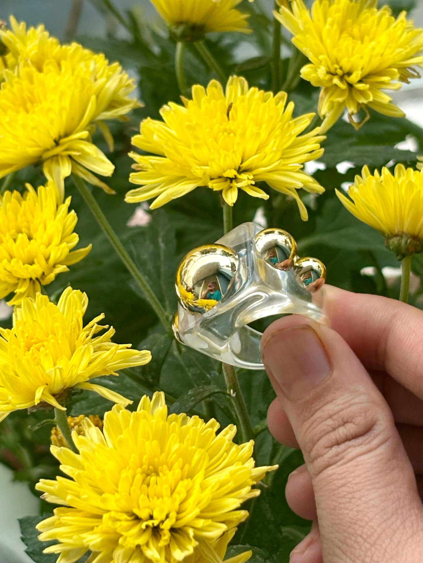 Poppy Chunky Rings