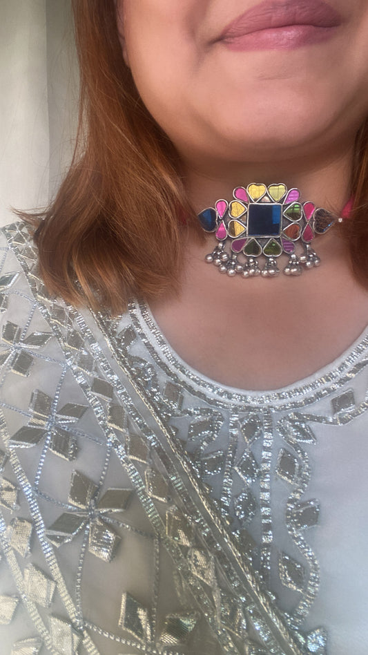 Iram Glass Choker/ Neckpiece