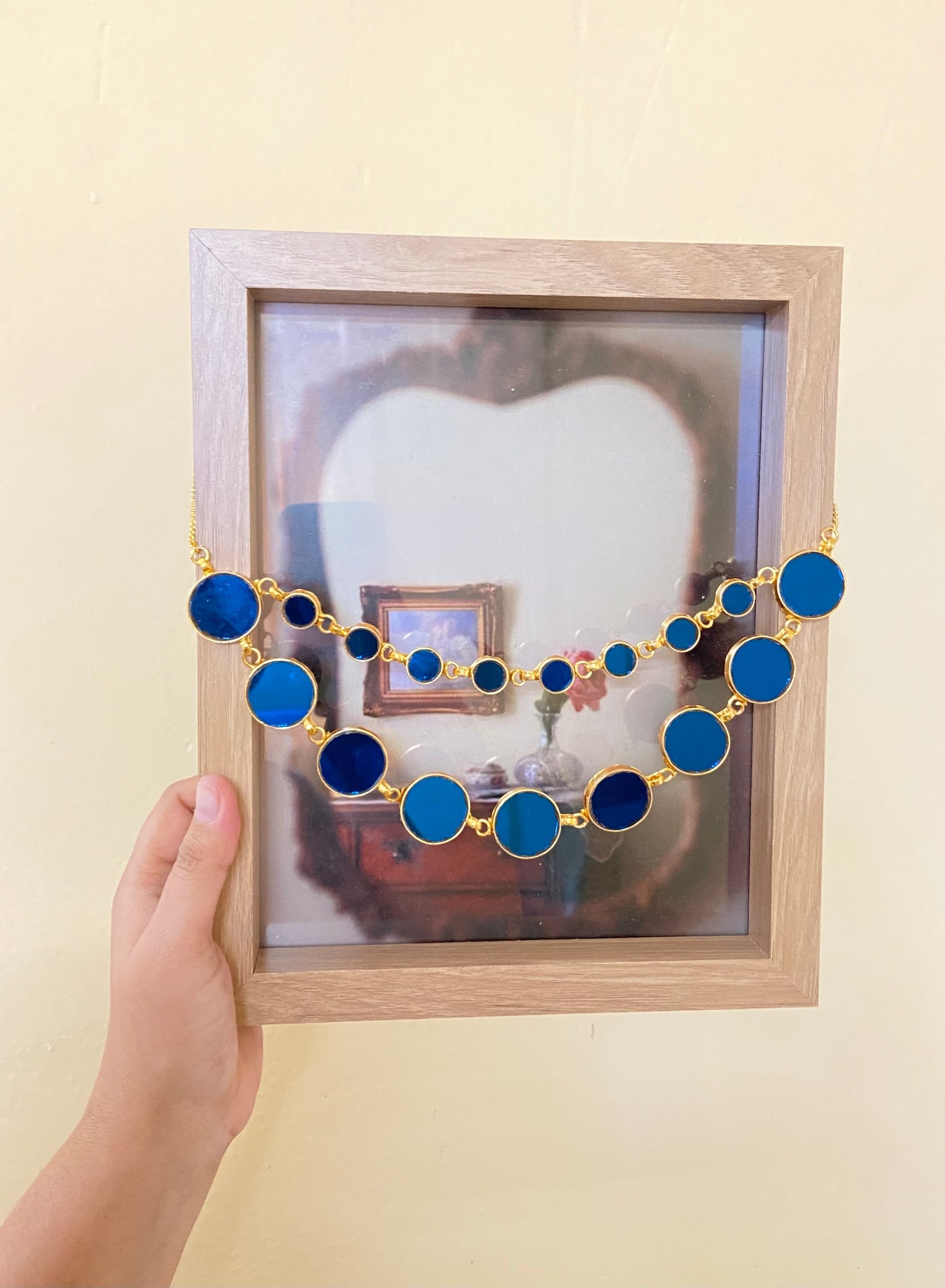 Eira Blue Gold Plated Neckpiece