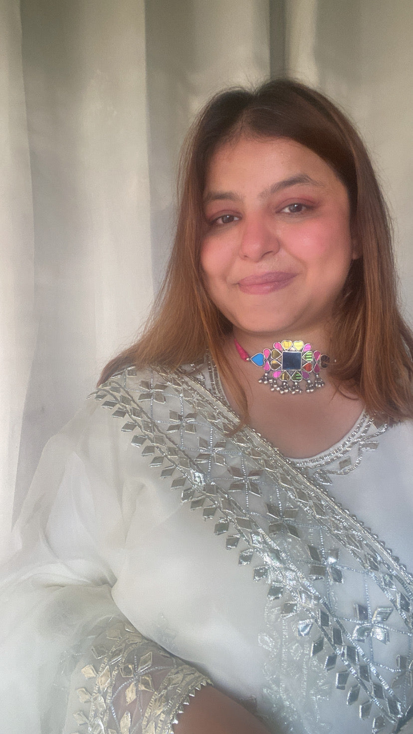 Iram Glass Choker/ Neckpiece
