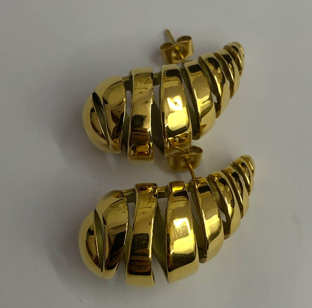 Elke Half Hoop Earrings