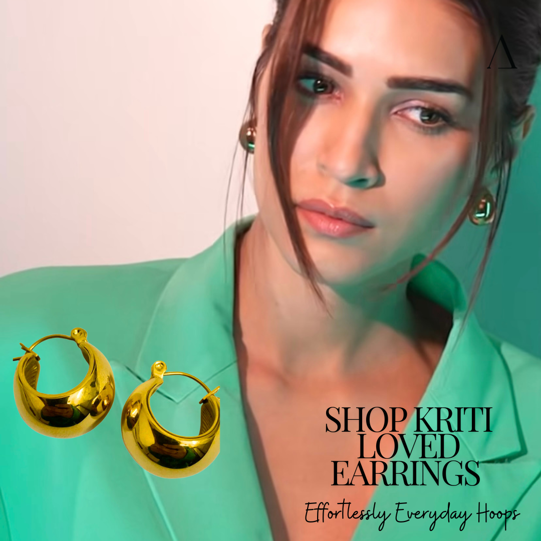 Kriti Sanon in Krista Earrings