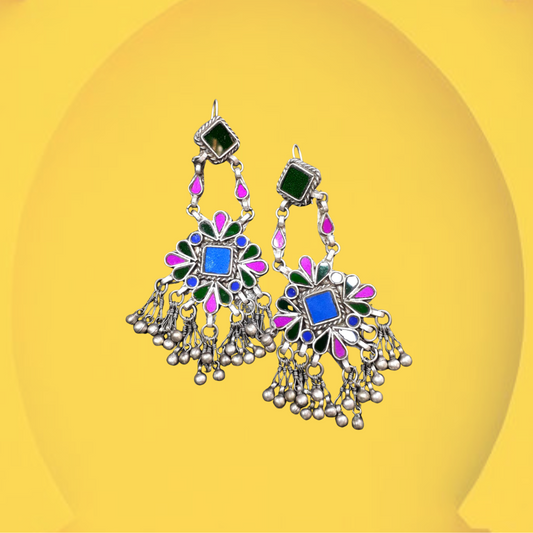 Jhumka Glass Earrings