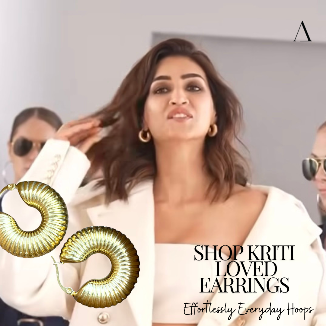 Kriti Sanon in Ursula Earrings
