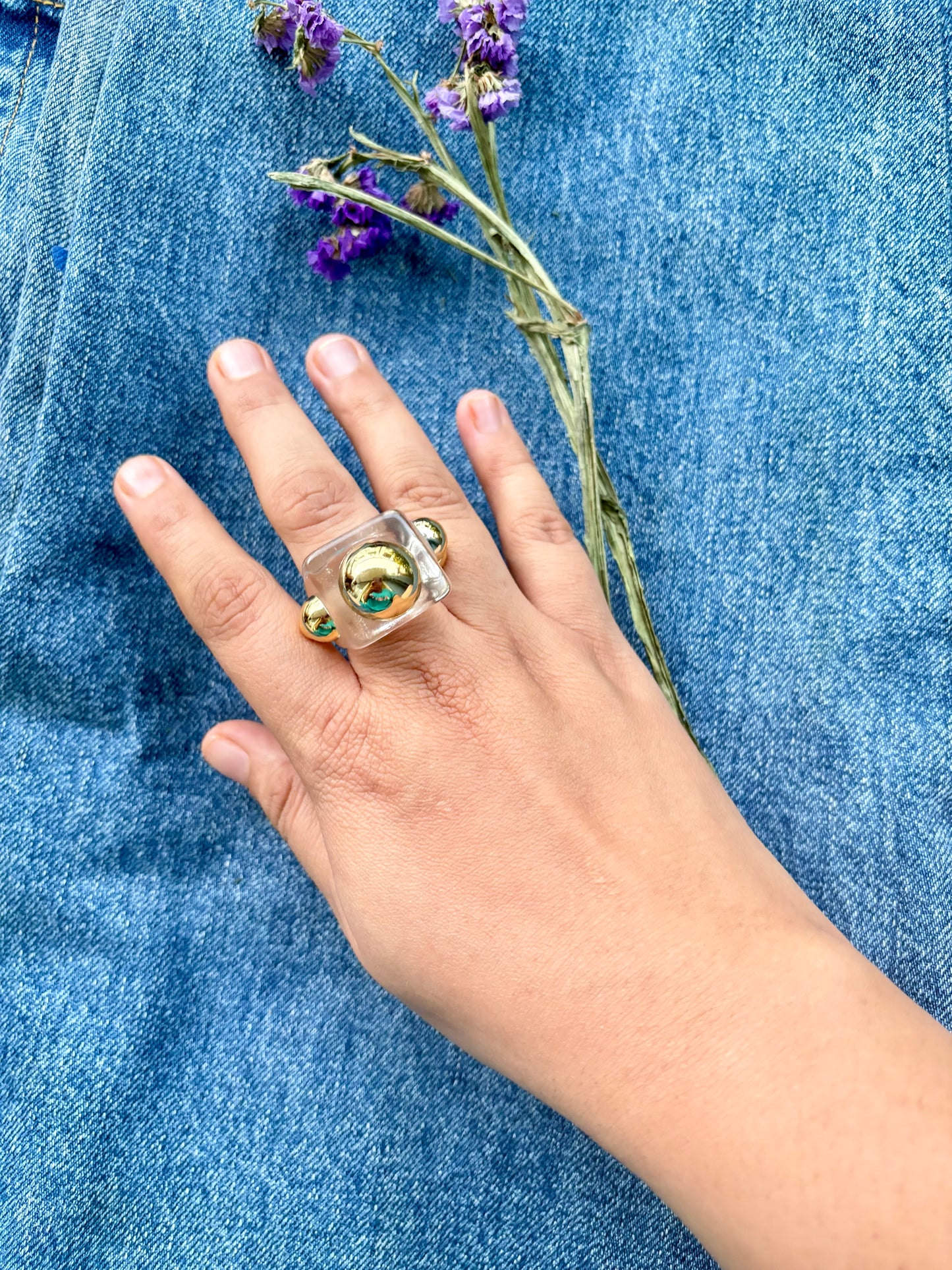 Poppy Chunky Rings