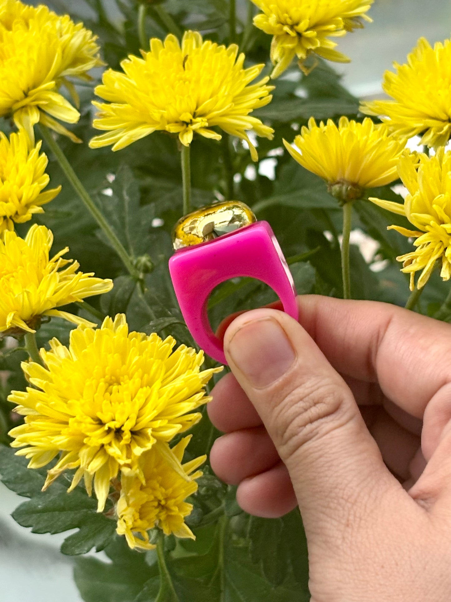Poppy Chunky Rings