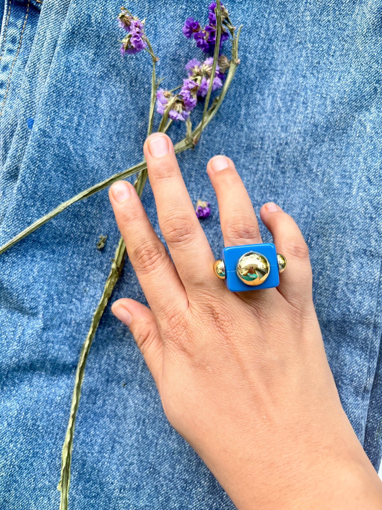 Poppy Chunky Rings