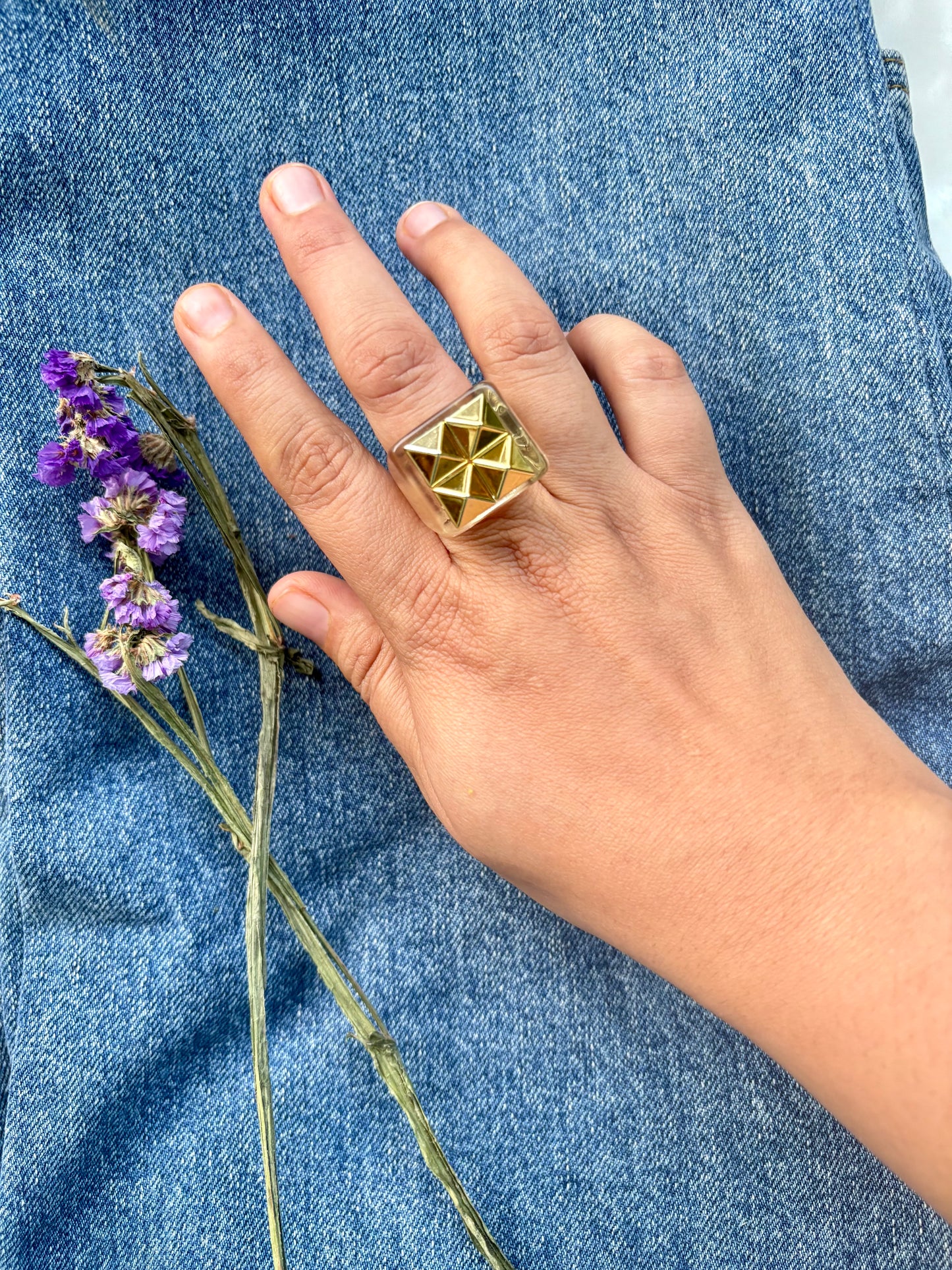 Poppy Chunky Rings
