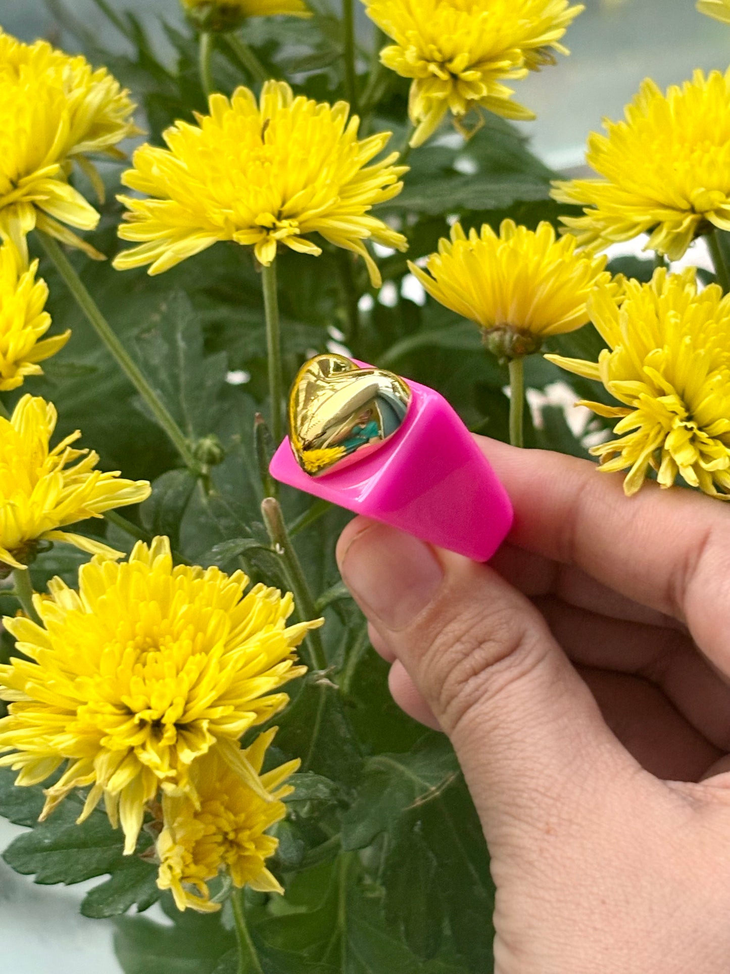 Poppy Chunky Rings
