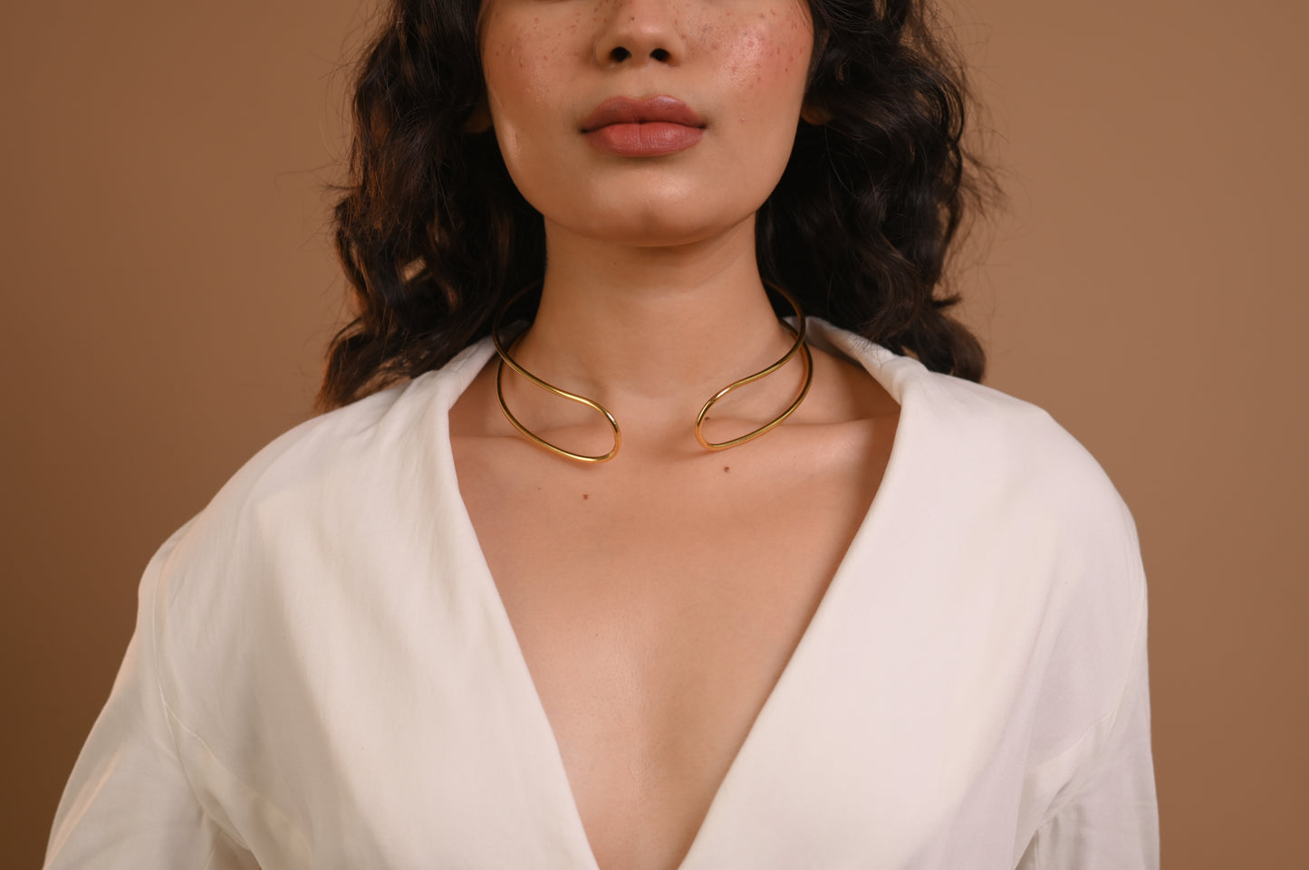 Torc Choker in Gold