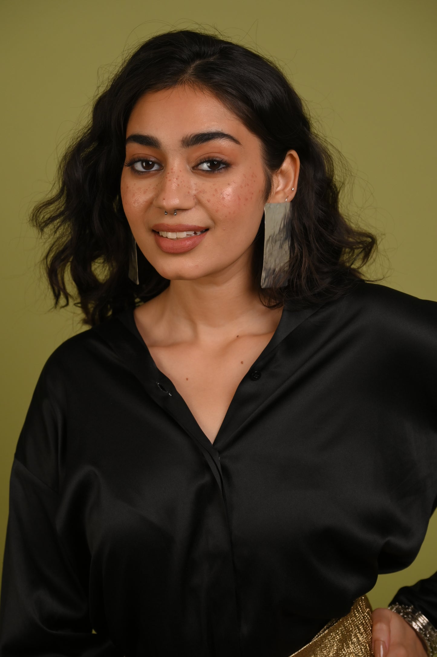 Colossal Earrings in Silver