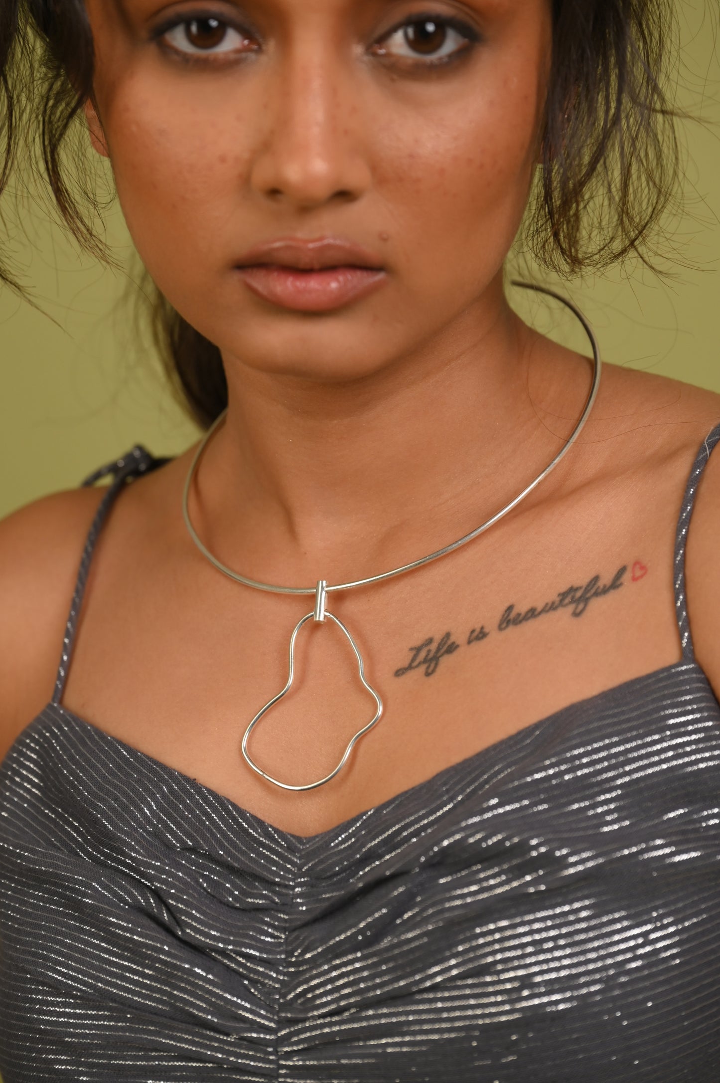 Cloud Neckpiece in Silver