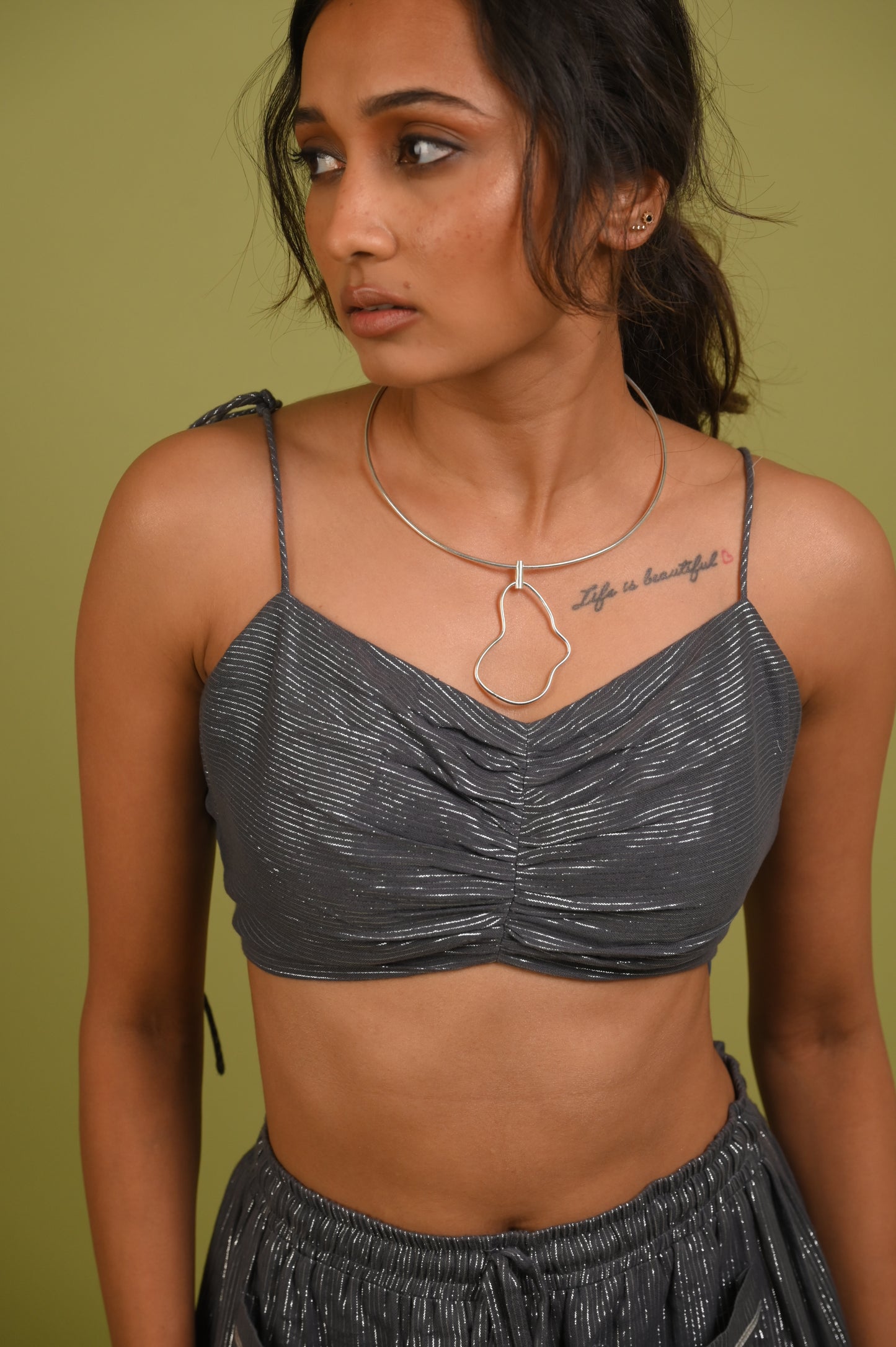 Cloud Neckpiece in Silver
