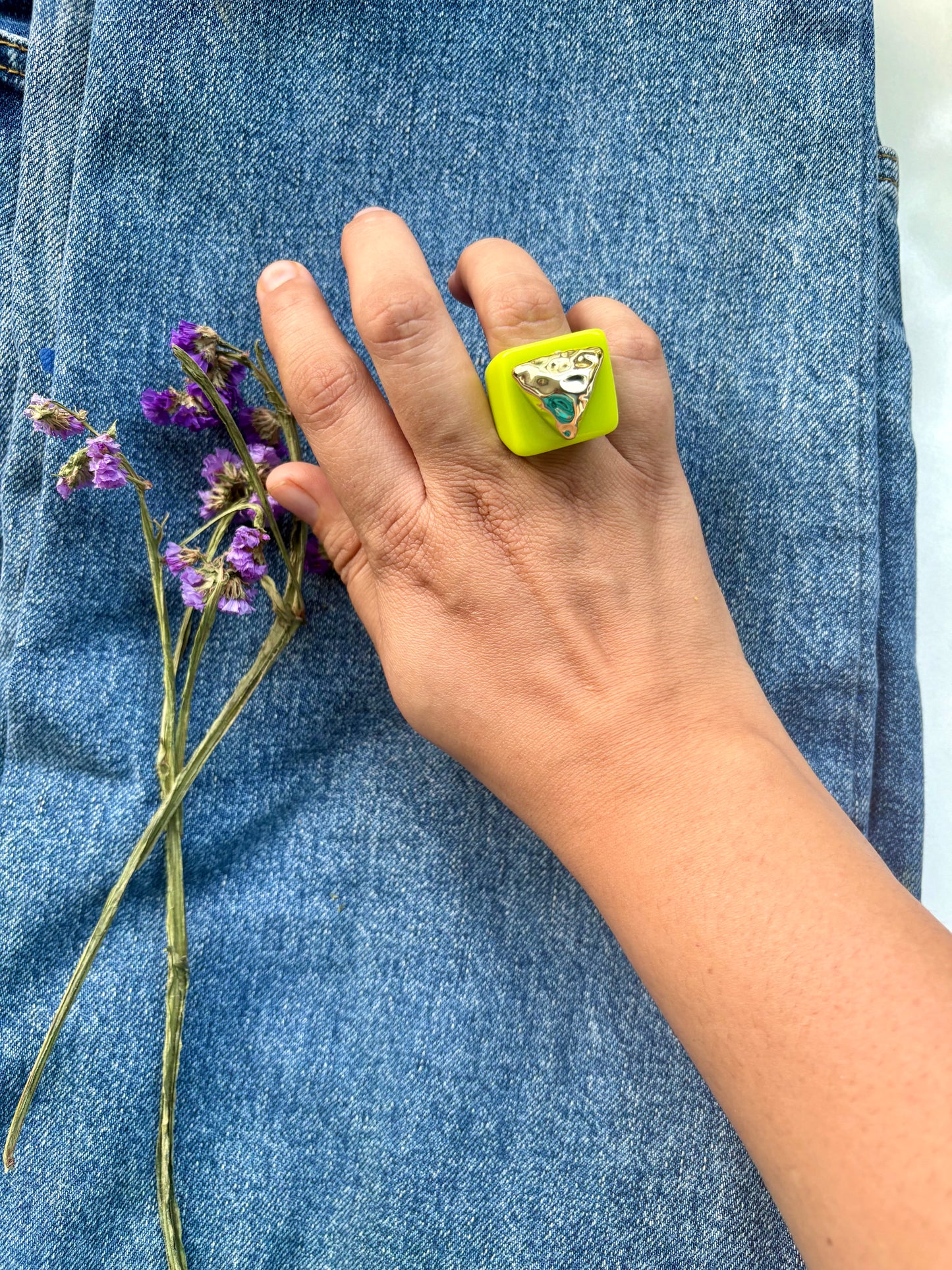 Poppy Chunky Rings