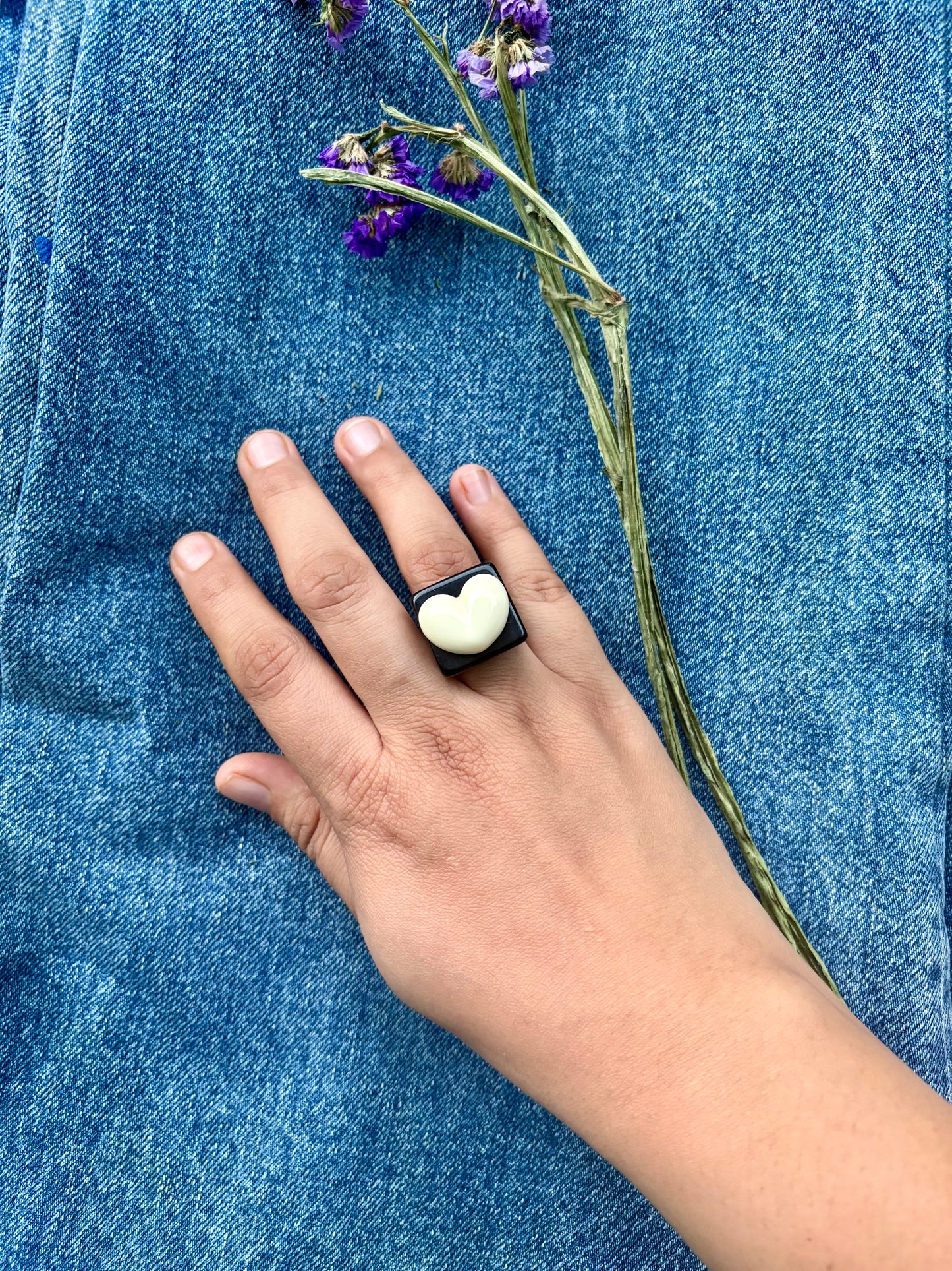 Poppy Chunky Rings