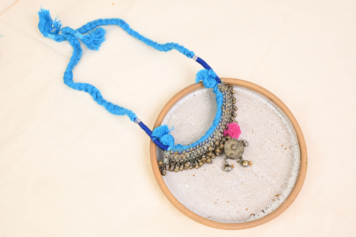 Blue Afghani Neckpiece