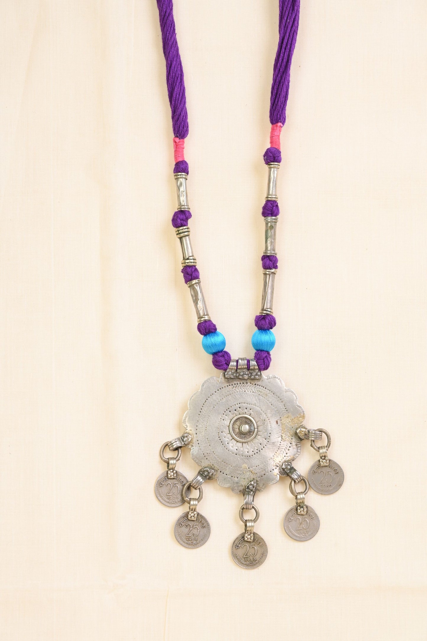 Statement Afghani Long coin Neckpiece