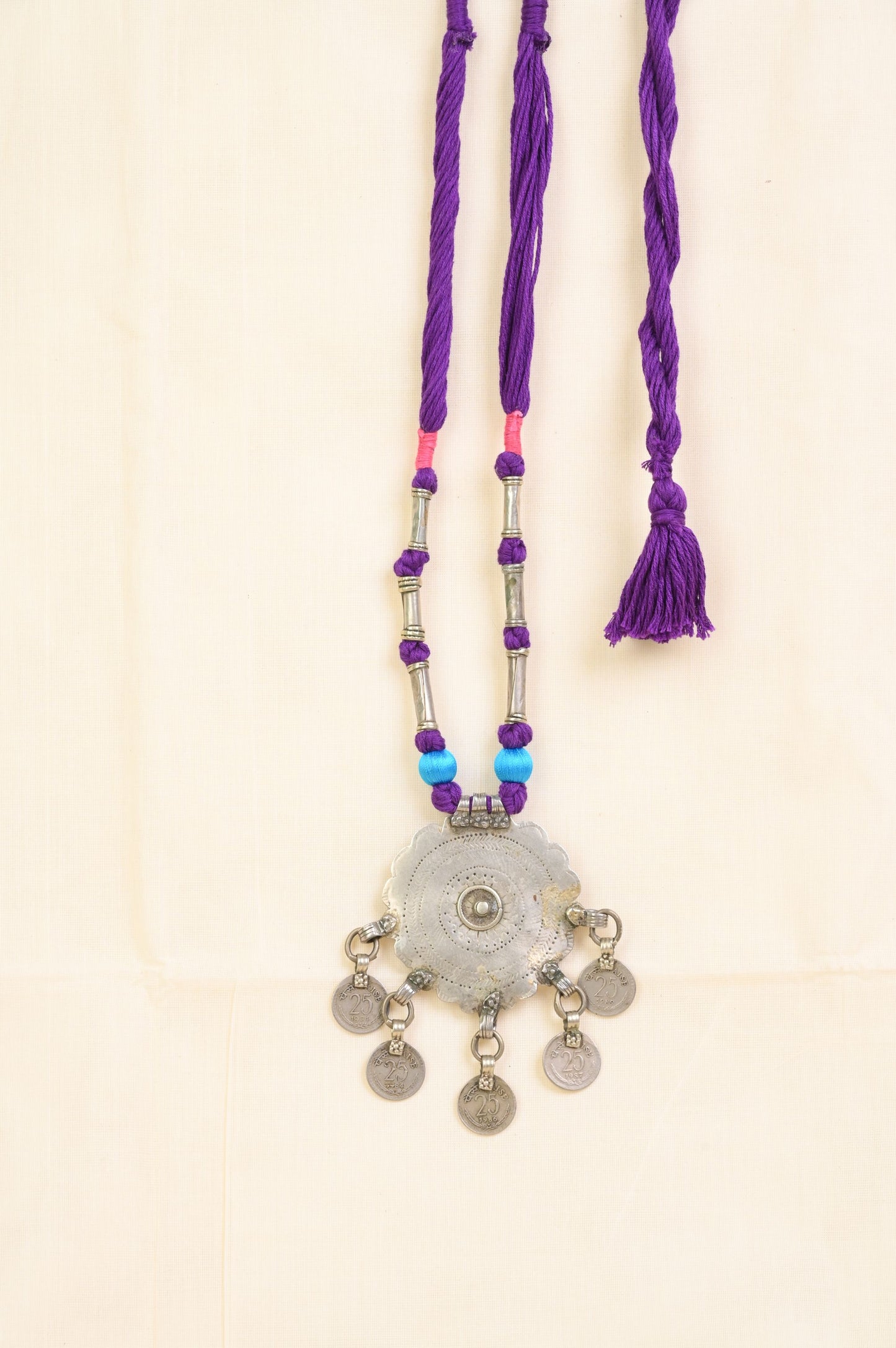 Statement Afghani Long coin Neckpiece