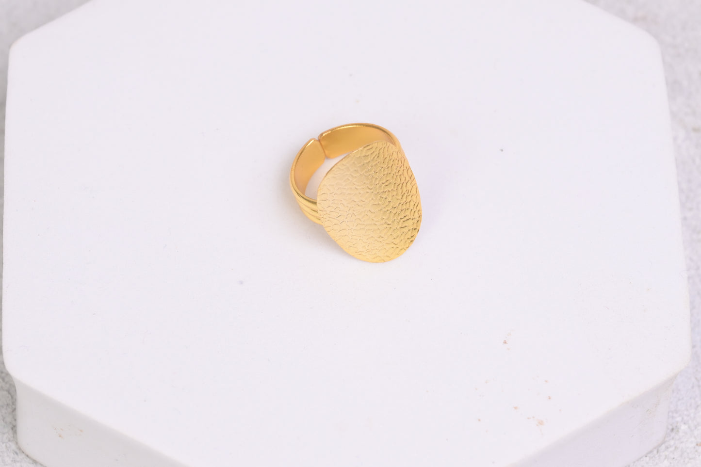 Geoid Ring Gold