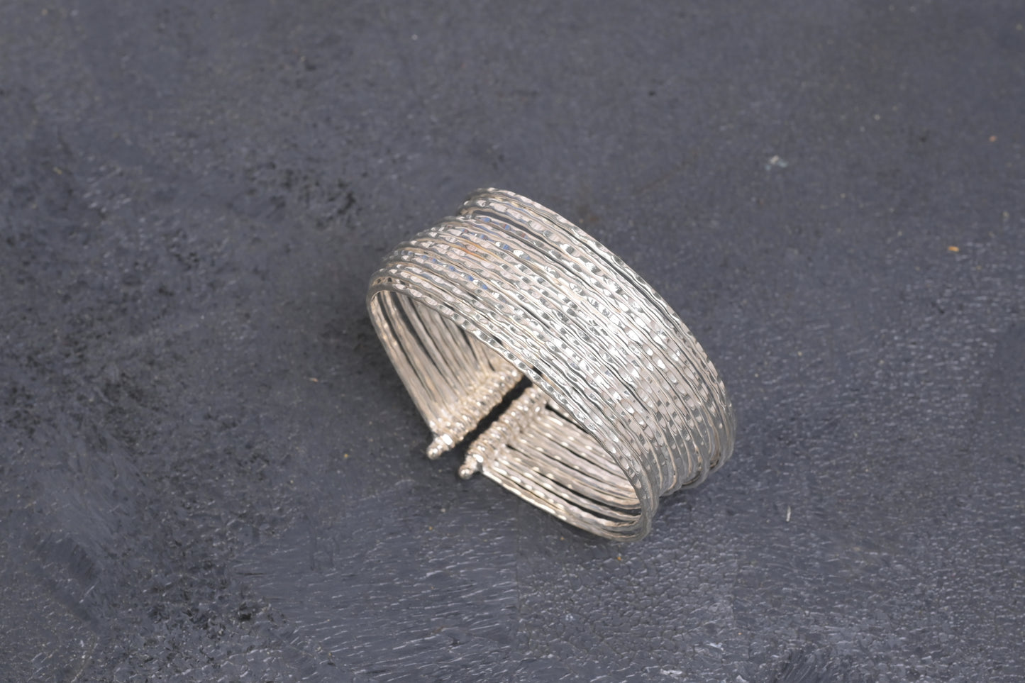 Spiral Handcuff in Silver