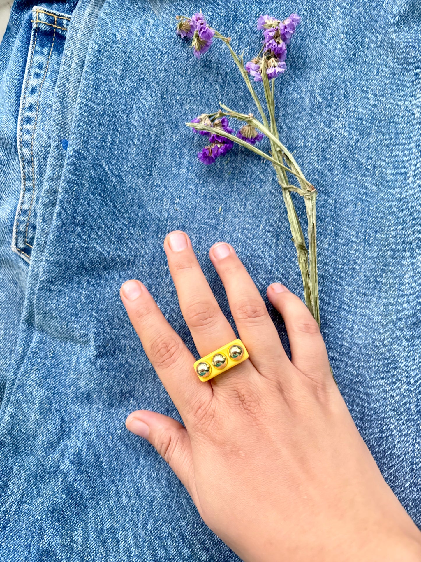 Poppy slim Rings