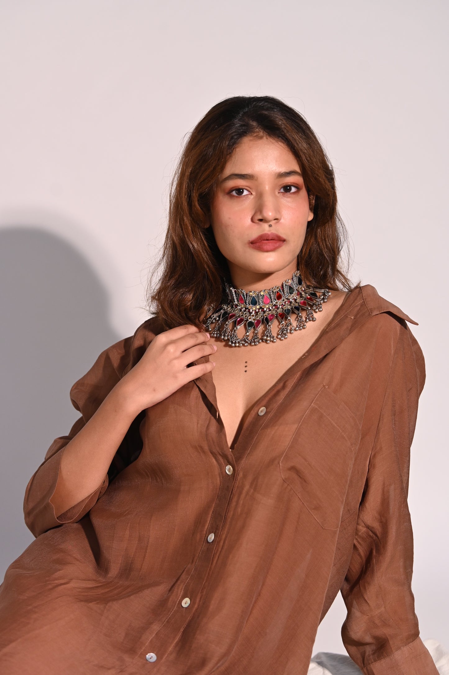 Falguni in Urwah Multicolour Choker