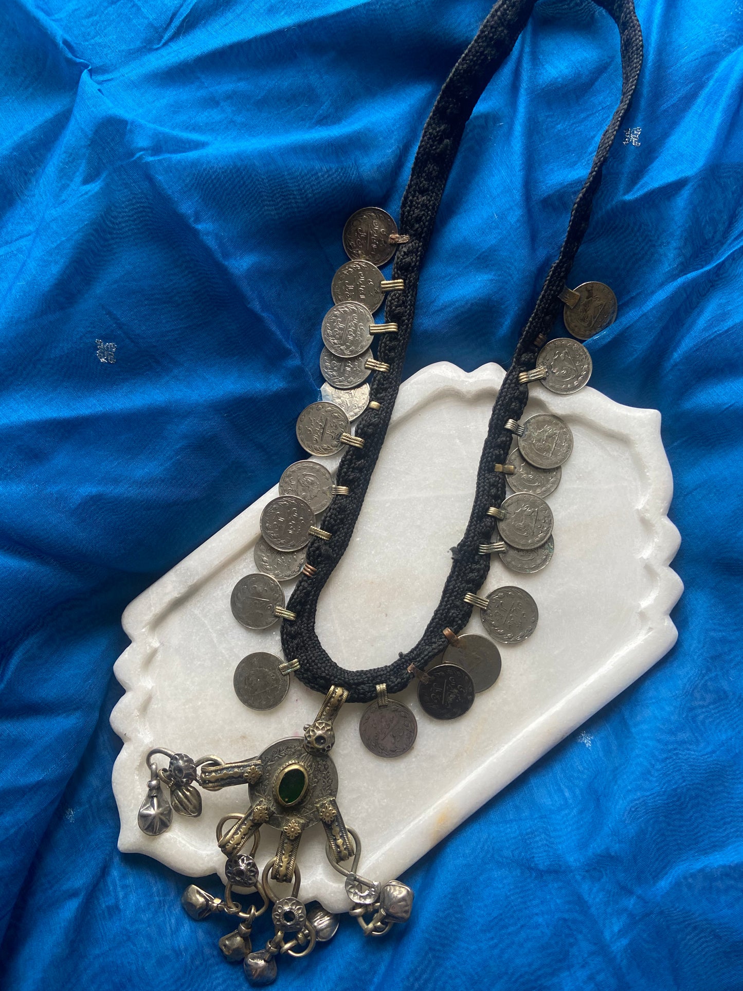 Vintage Afghani Coin Neckpiece