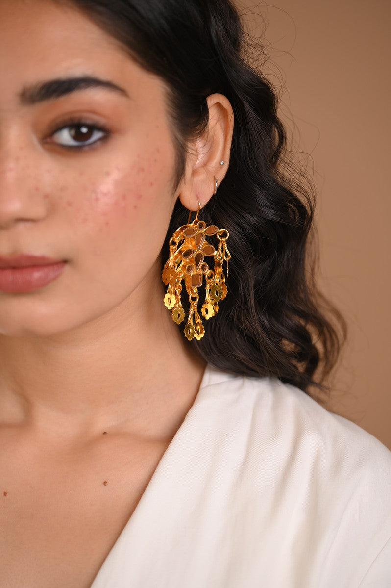 Ariya Gold Plated Earrings