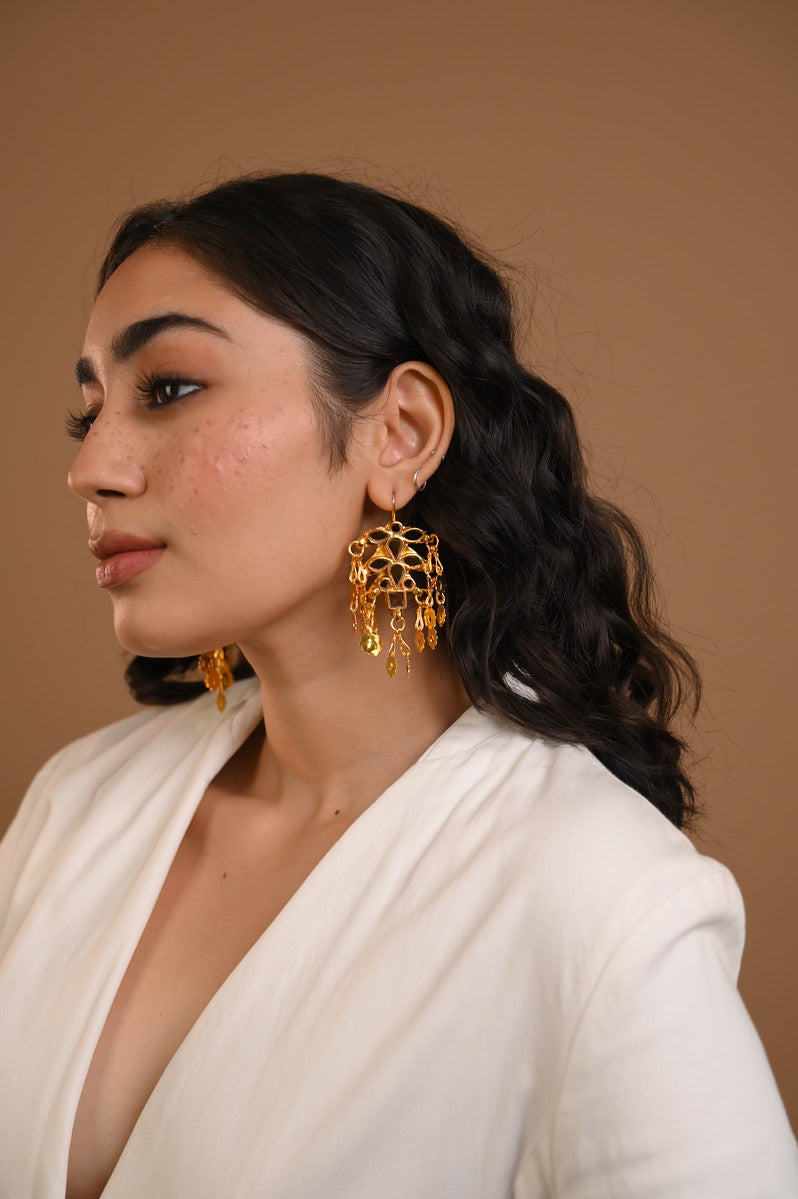 Ariya Gold Plated Earrings