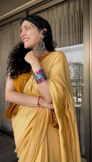 Gaurika’s Afra Single Kada looks