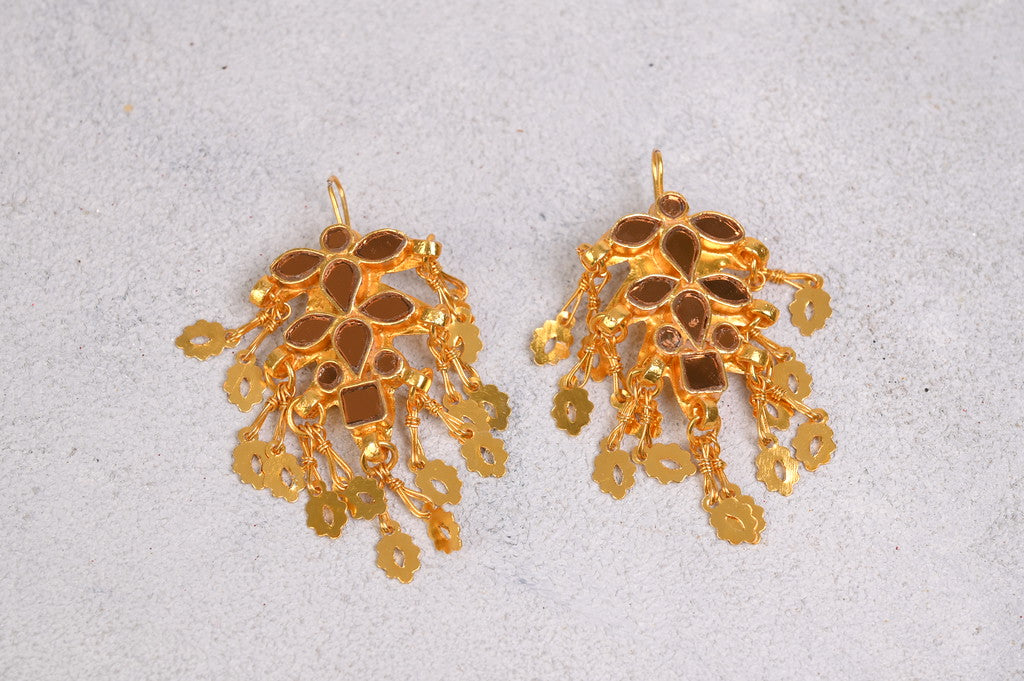 Ariya Gold Plated Earrings