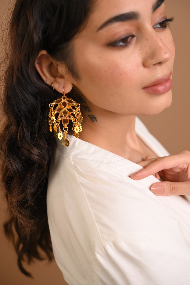 Ariya Gold Plated Earrings