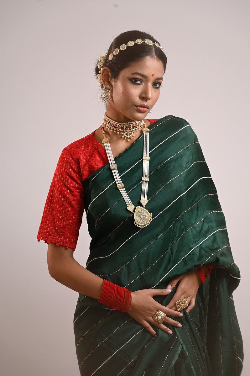 Qamar 22k Gold Plated Set - White