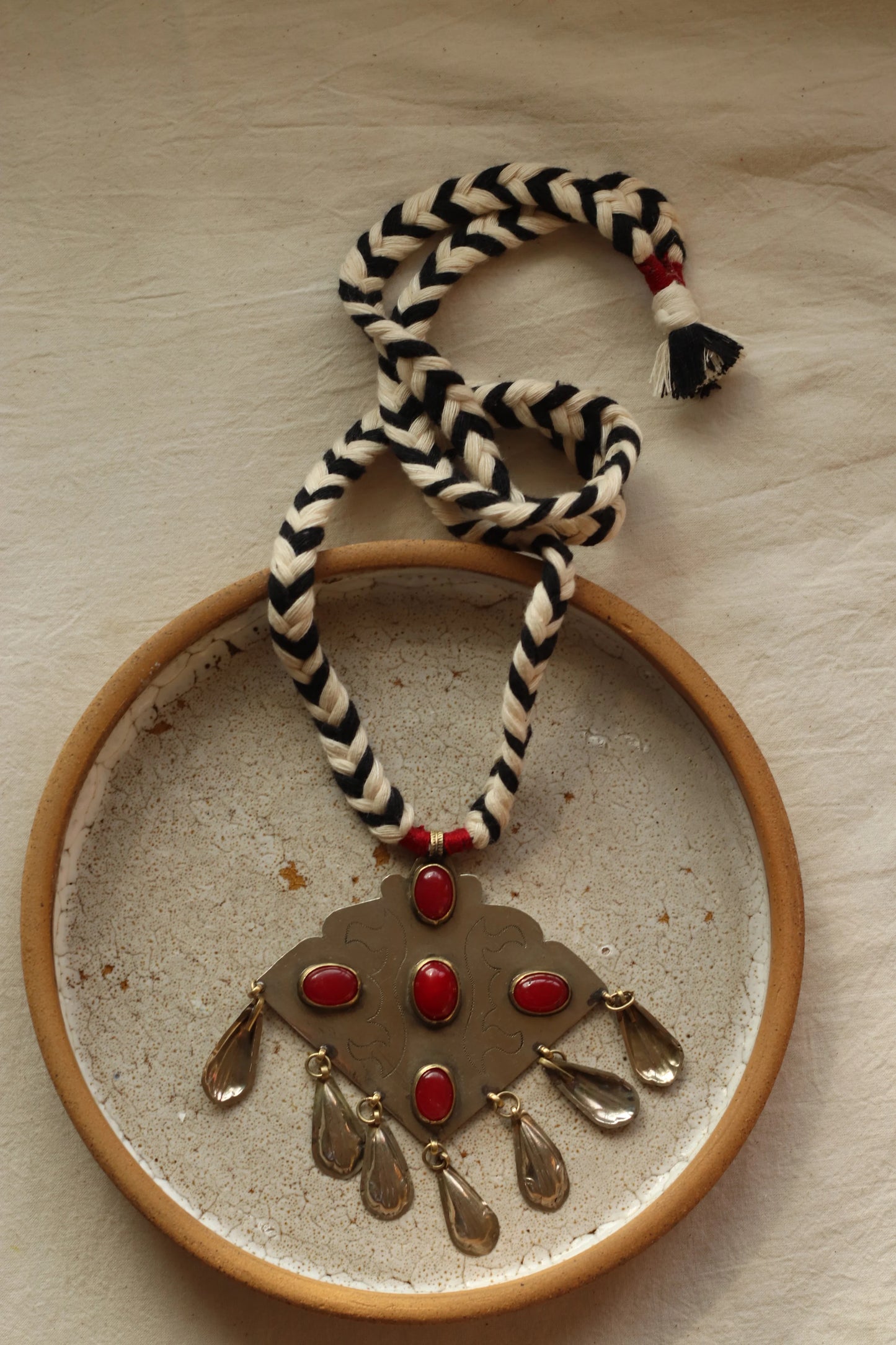 Ruh Long Afghani Neckpiece