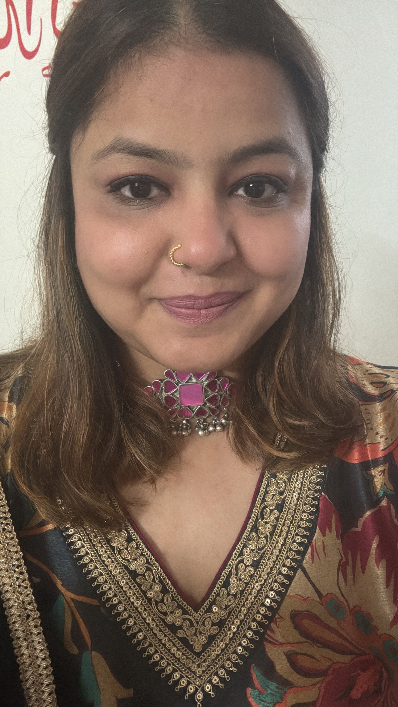 Iram Glass Choker/ Neckpiece