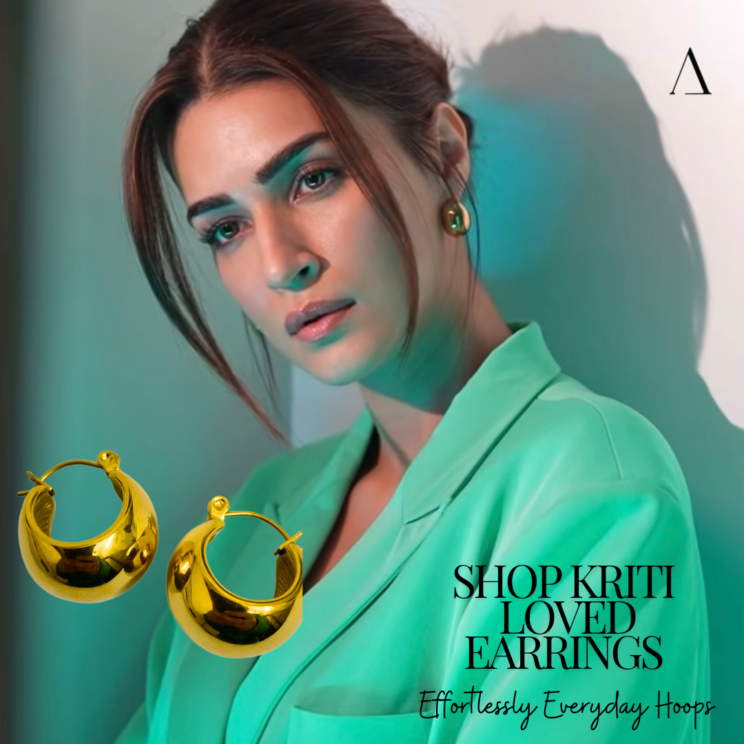 Kriti Sanon in Krista Earrings