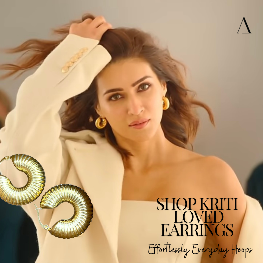 Kriti Sanon in Ursula Earrings