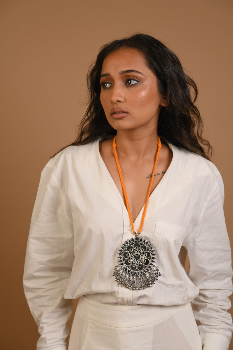 Fiza Long Glass Neckpiece