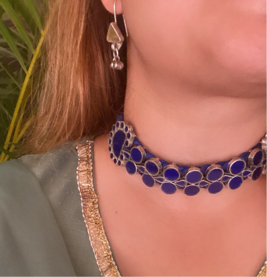 Naqsh Glass Earrings
