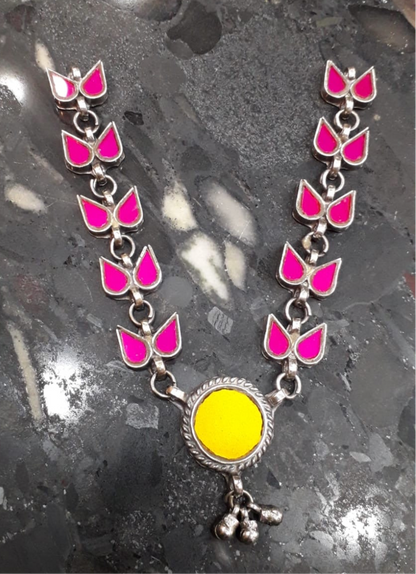 Zia Glass Choker/ Neckpiece