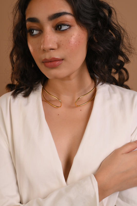 Torc Choker in Gold