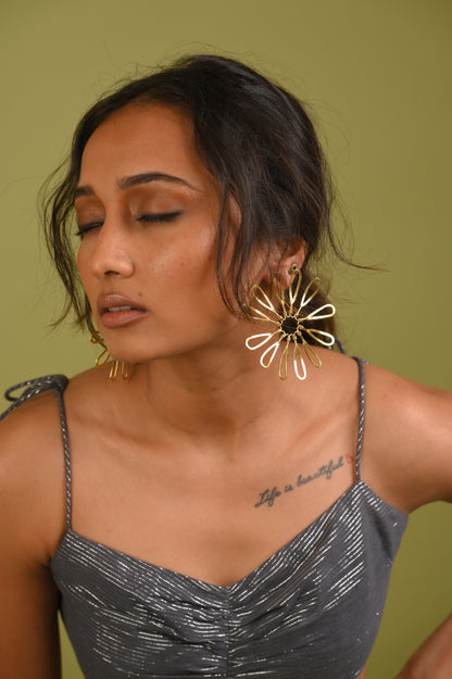 Bloom Earrings in Gold