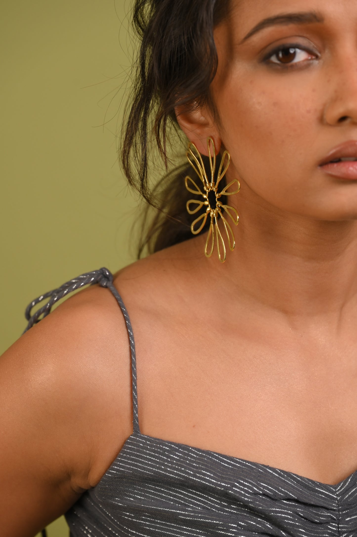 Bloom Earrings in Gold