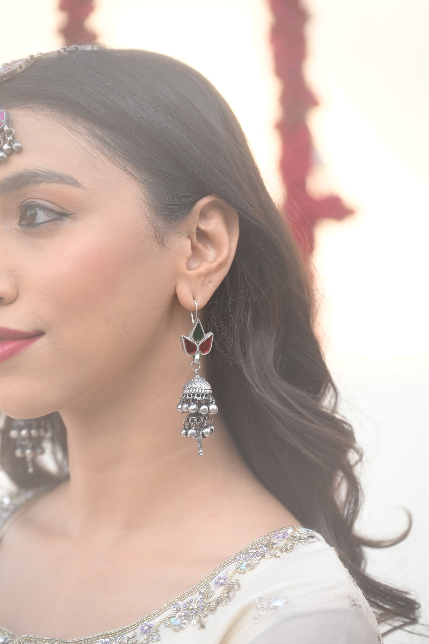 Warda Glass Earrings