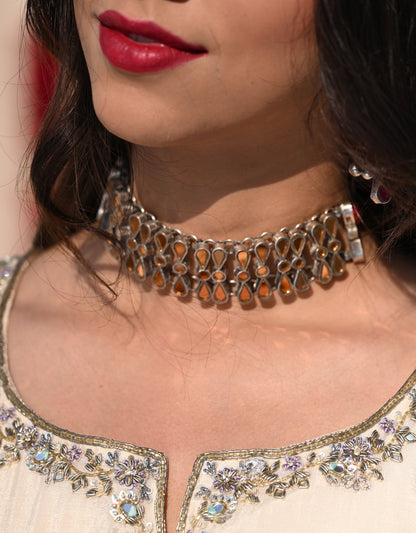 Rimsa Copper Glass Choker