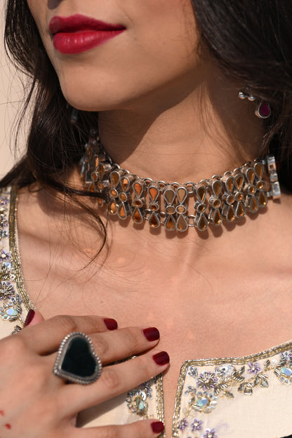 Rimsa Copper Glass Choker