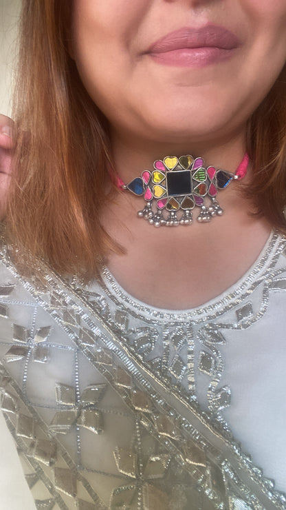Iram Glass Choker/ Neckpiece