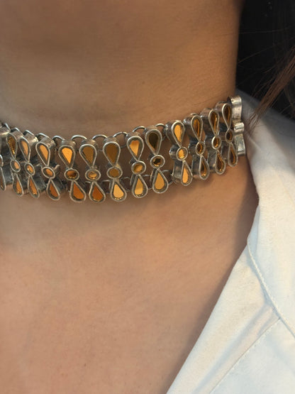Rimsa Copper Glass Choker
