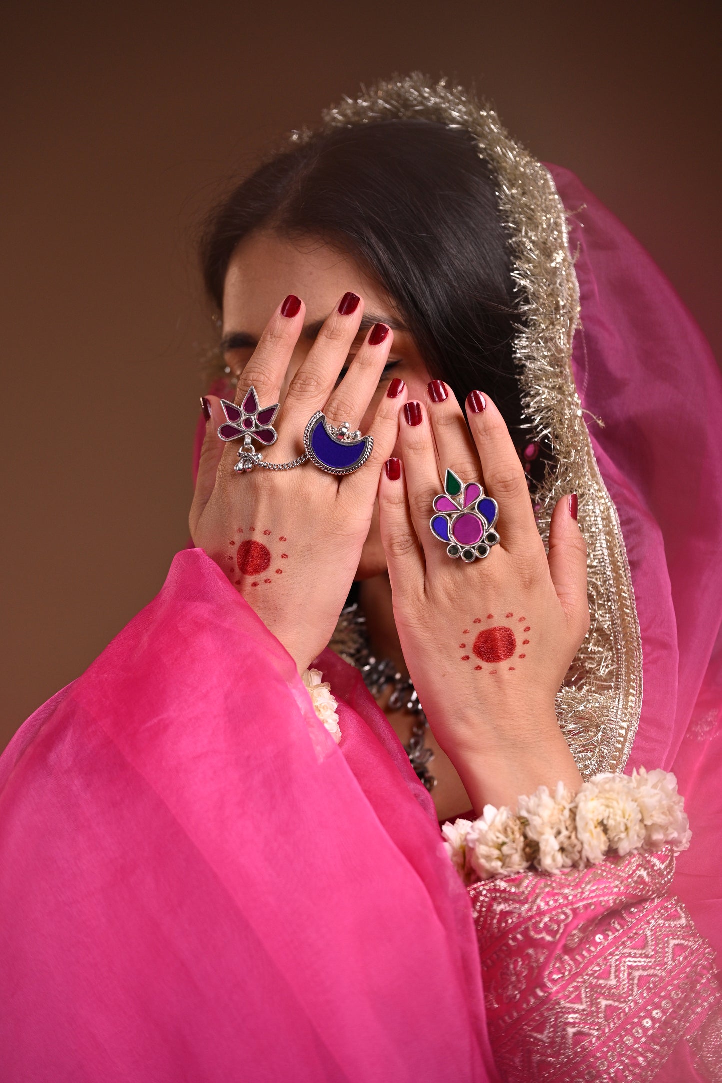 Miski Multicolor Glass Ring