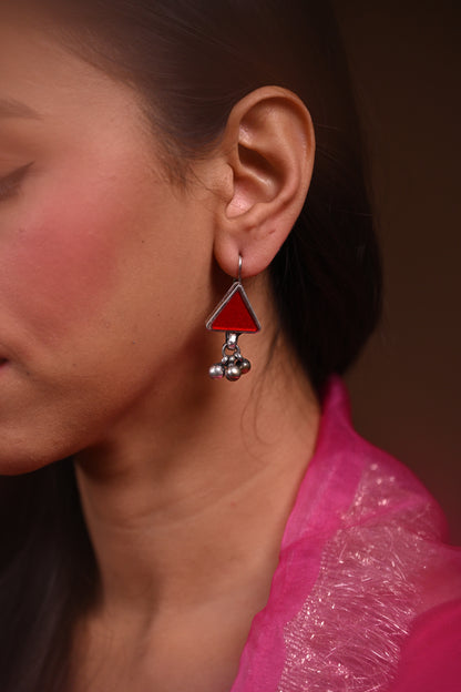 Naqsh Glass Earrings